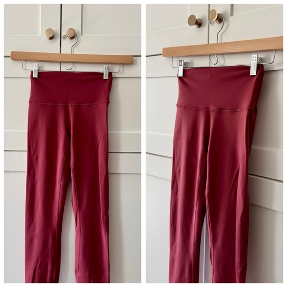 Lululemon Athletica Wunder Train High-Rise Crop 23” Leggings, Mulled Wine sz. 4 - Picture 6 of 16